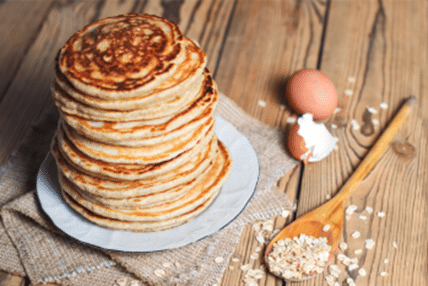 Easy Oatmeal Pancakes