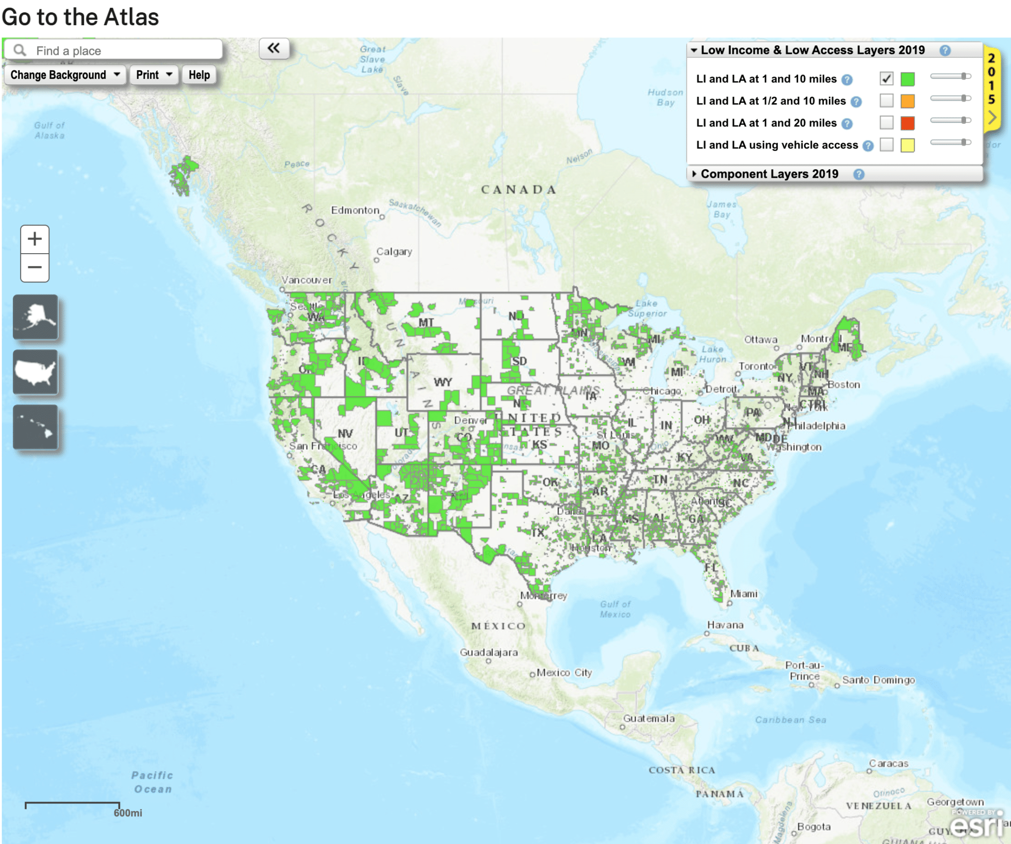 Food Access Research Atlas Map
