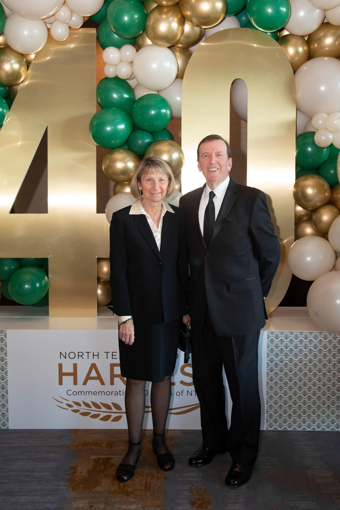 Ray Hemmig and his wife at the North Texas Food Bank's Harvest event Celebrating NTFB's 40th Anniversary