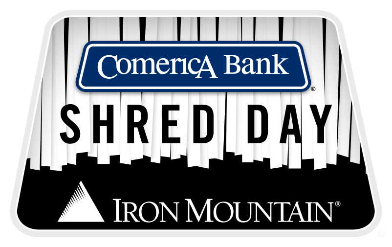 Comerica Bank Shred Day logo