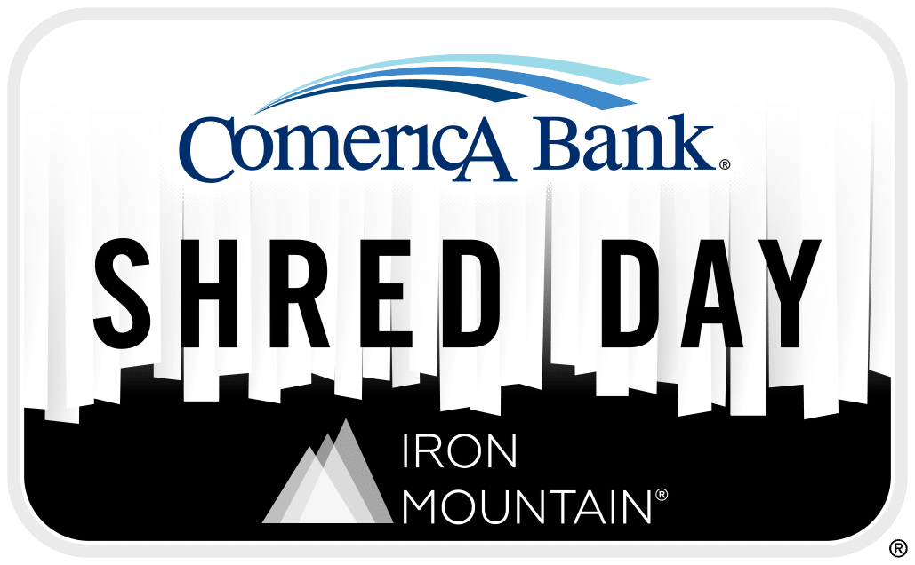 Comerica Shred Day 2025 Calendar