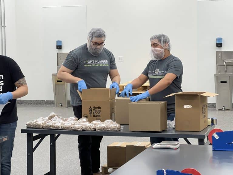 North Texas Food Bank Opens Repack Room