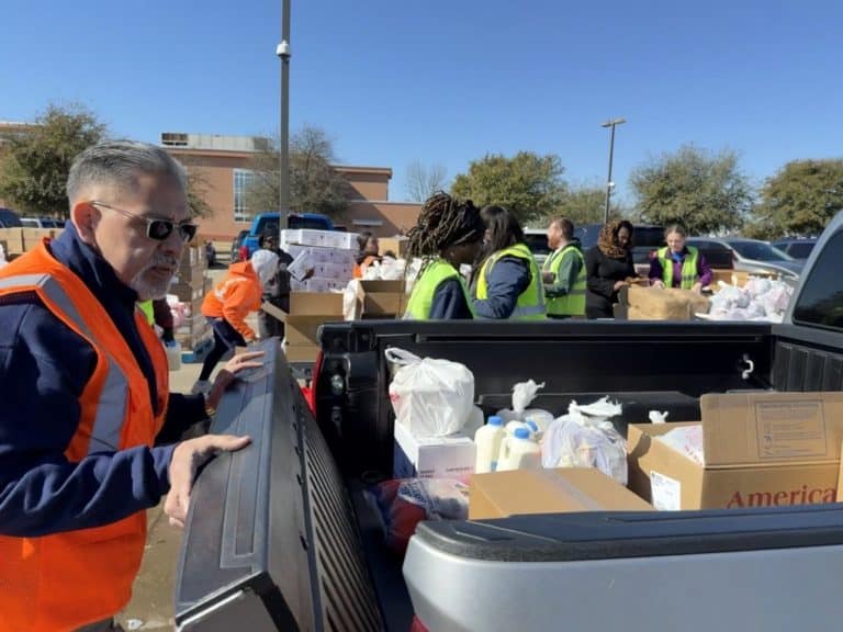 Texas Leads the Nation in Hunger - NTFB Spring Break Distribution 768x576 