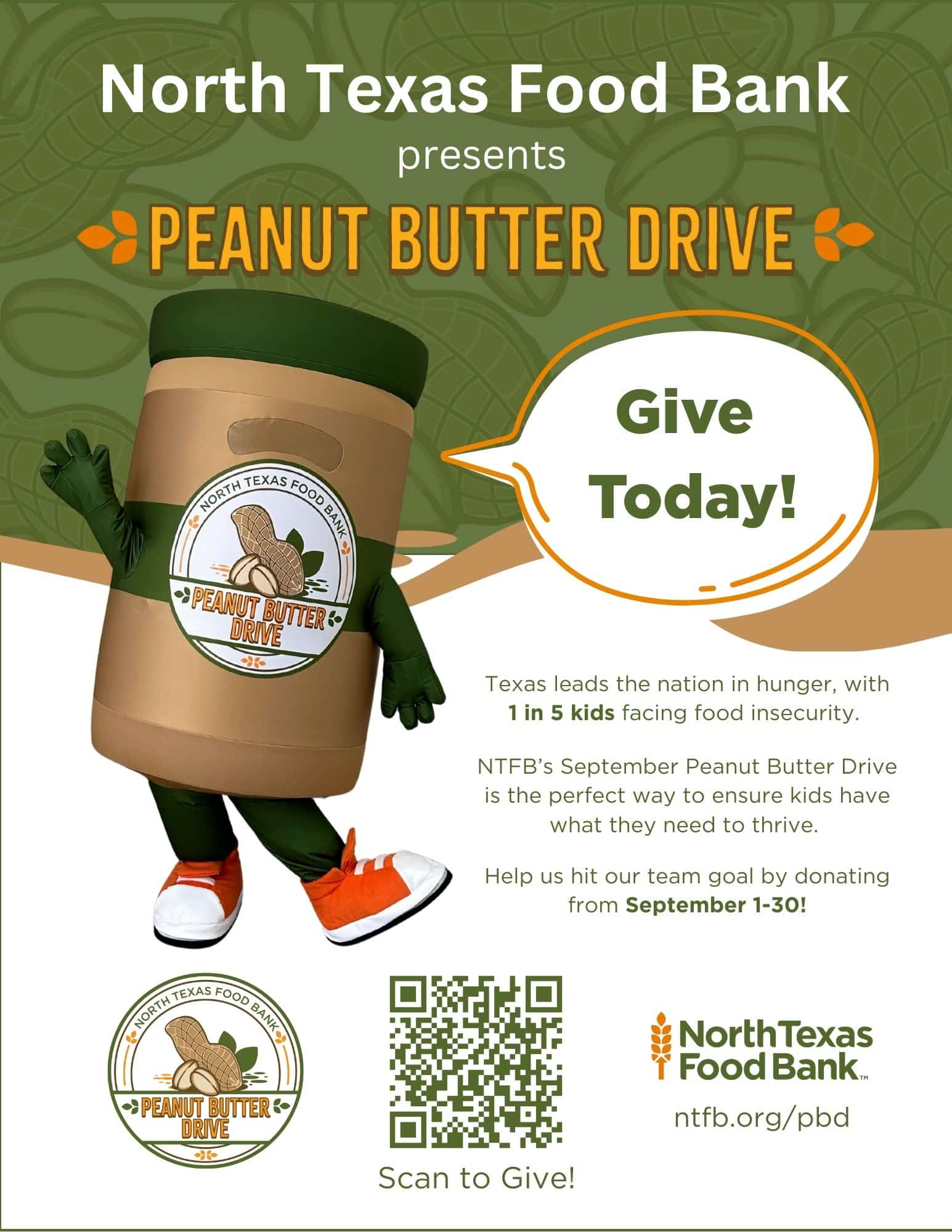Template 2025 Peanut Butter Drive Flyer