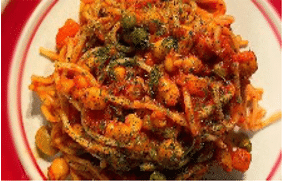 Chickpea & Vegetable Spaghetti